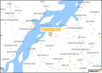 map of Niagadina
