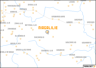 map of Niagalilié