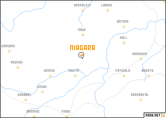 map of Niagara