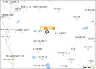 map of Niagara