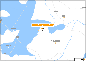 map of Niagar Niagar