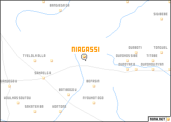map of Niagassi