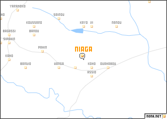 map of Niaga