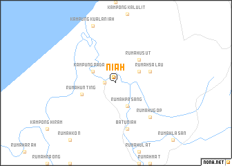 map of Niah