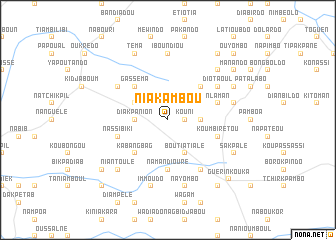 map of Niakambou