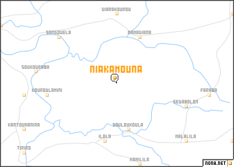 map of Niakamouna