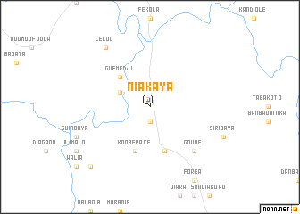 map of Niakaya