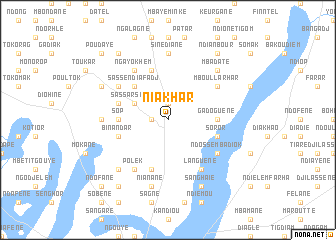 map of Niakhar