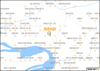 map of Niakoi