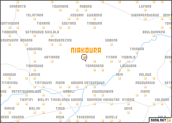 map of Niakoura