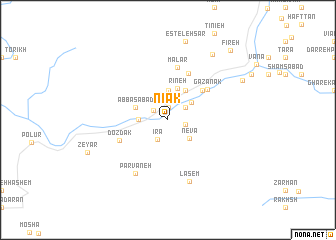 map of Nīāk