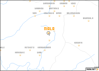 map of Niala