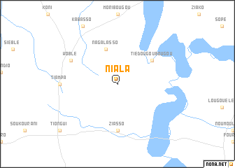 map of Niala