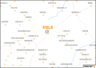 map of Niala