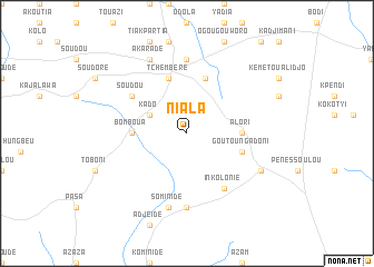 map of Niala