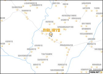 map of Nialiayo