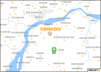 map of Niamakoro