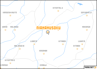 map of Niama-Musoku