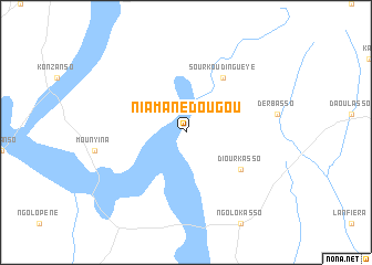 map of Niamanédougou