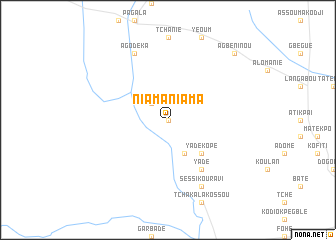 map of Niama Niama