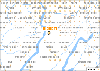 map of Niāmati