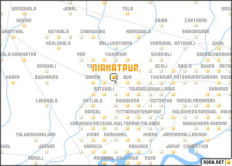 map of Niāmatpur