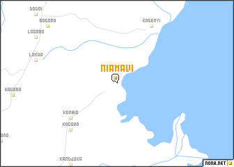 map of Niamavi