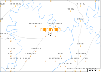 map of Niamayara