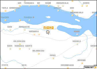 map of Niama
