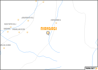 map of Niām Dāgi