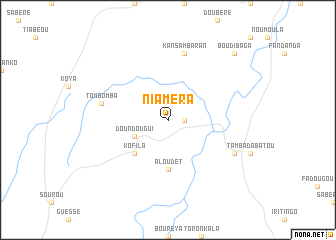 map of Niaméra
