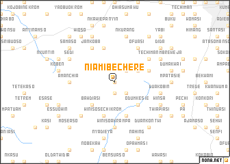 map of Niamibechere