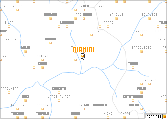 map of Niamini