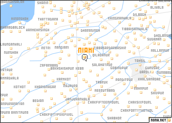 map of Niāmi