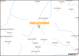 map of Niāmje Shahr