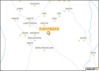 map of Niammbara