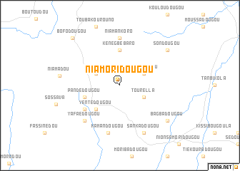 map of Niamoridougou