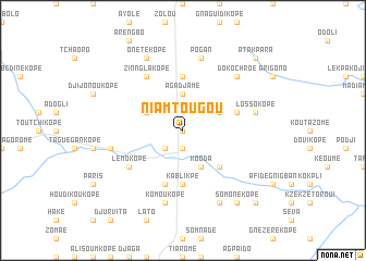 map of Niamtougou
