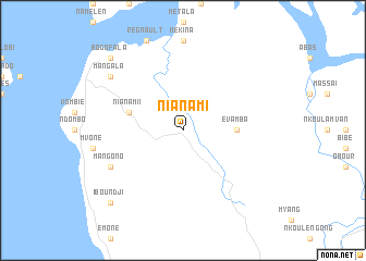 map of Nianam I