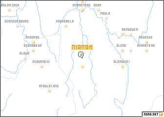 map of Nianam