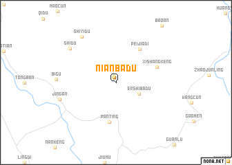 map of Nianbadu