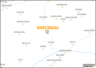 map of Niancaogou