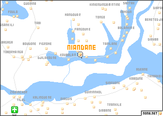 map of Niandane