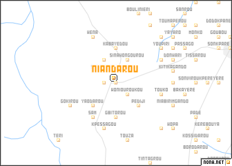 map of Niandarou