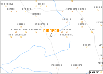 map of Nianfan