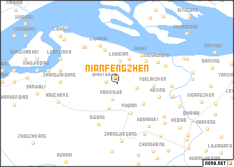 map of Nianfengzhen