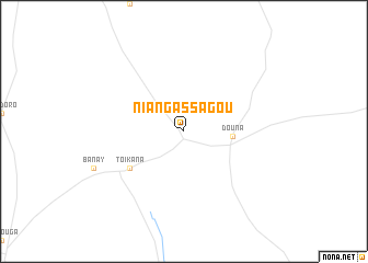 map of Niangassagou