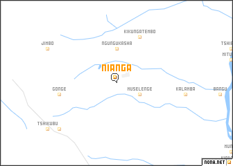 map of Nianga