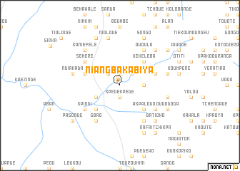 map of Niangbakabiya