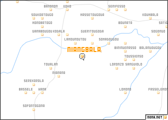 map of Niangbala